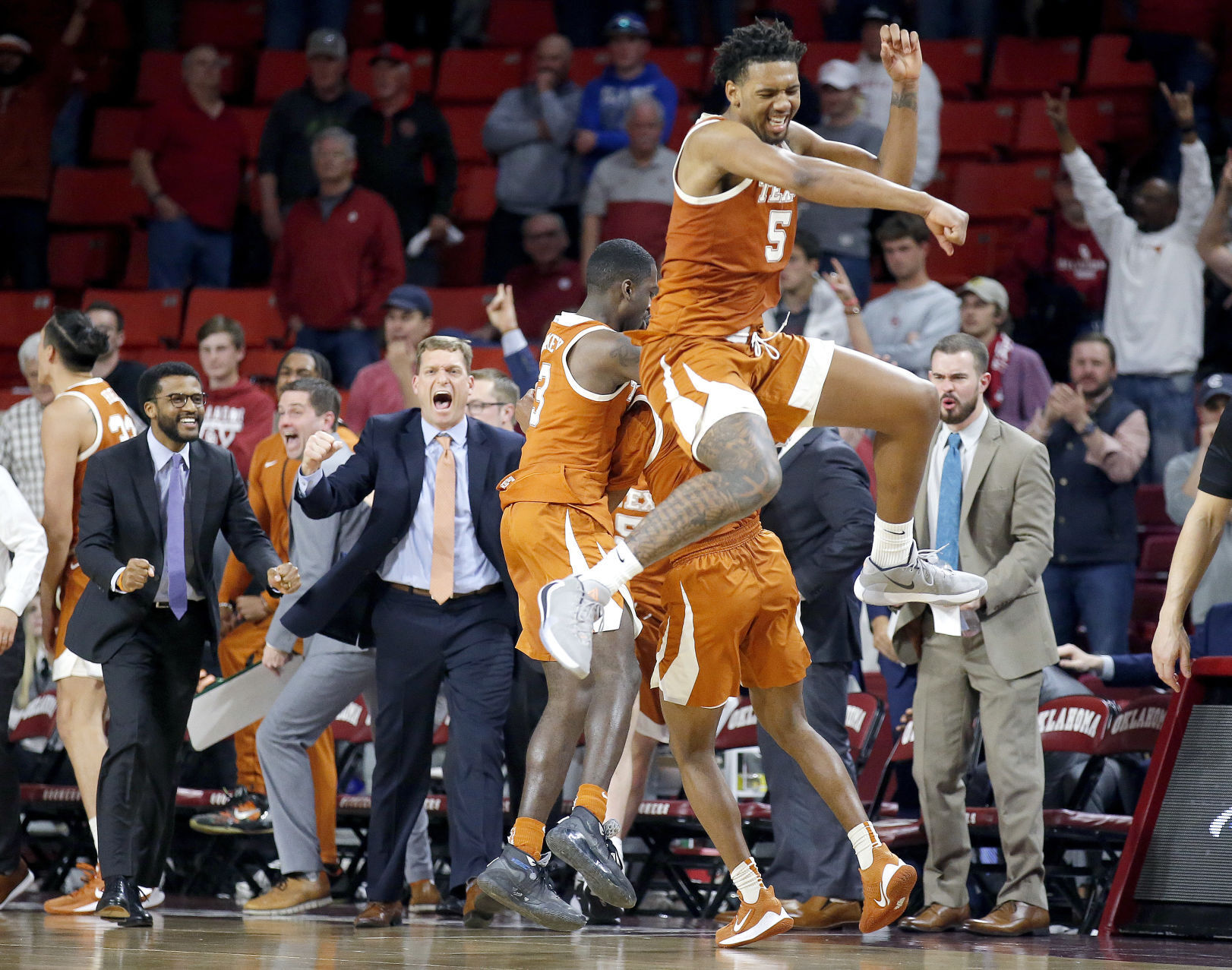 APTOPIX Texas Oklahoma Basketball